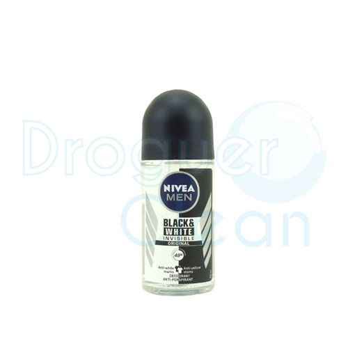Nivea Men Desodorante Black & White Invisible Original Roll On 200 Ml